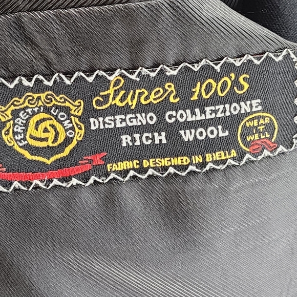 Ferretti Uomo Men's Wool Blend Blazer - 38S - Picture 5 of 6